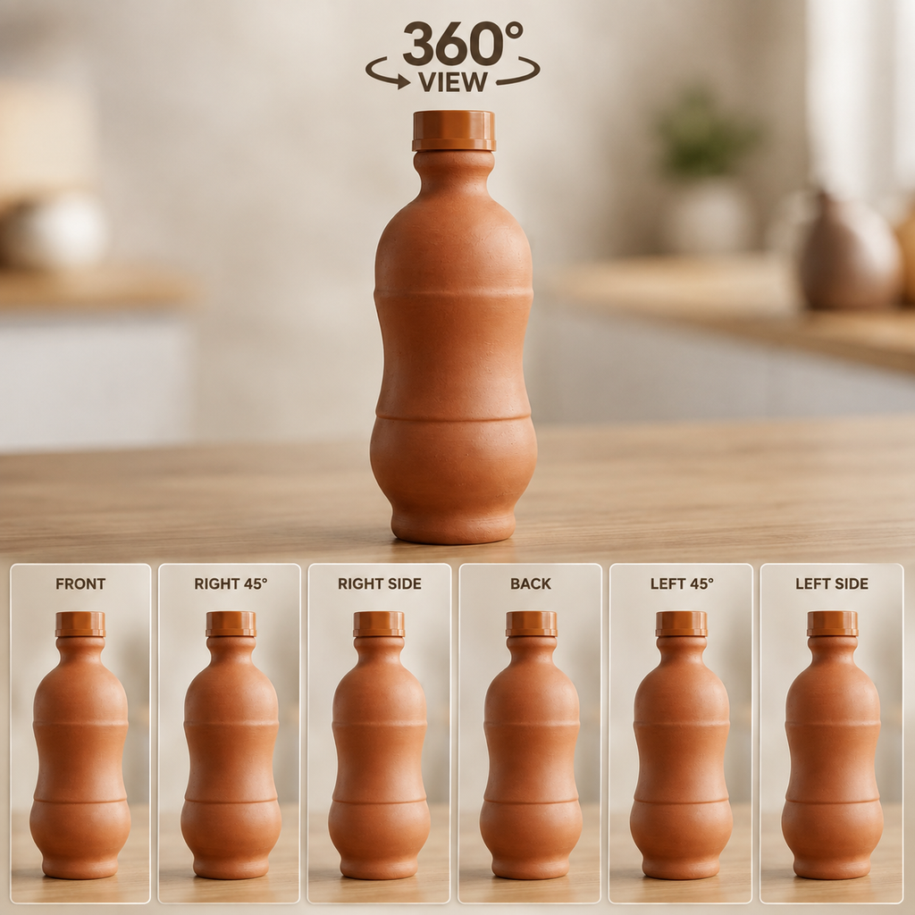 Clay Water Bottle
